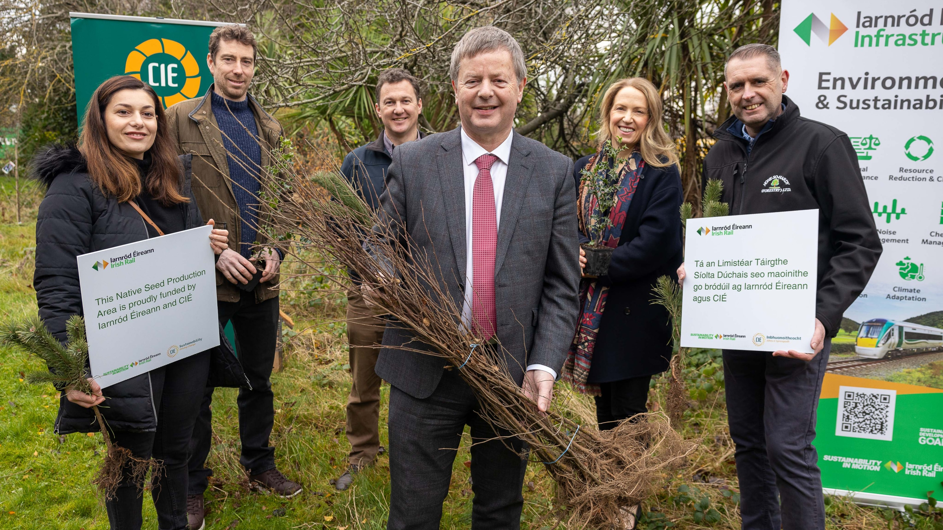 arnród Éireann and CIÉ partner on Native Tree Seed Collection Programme